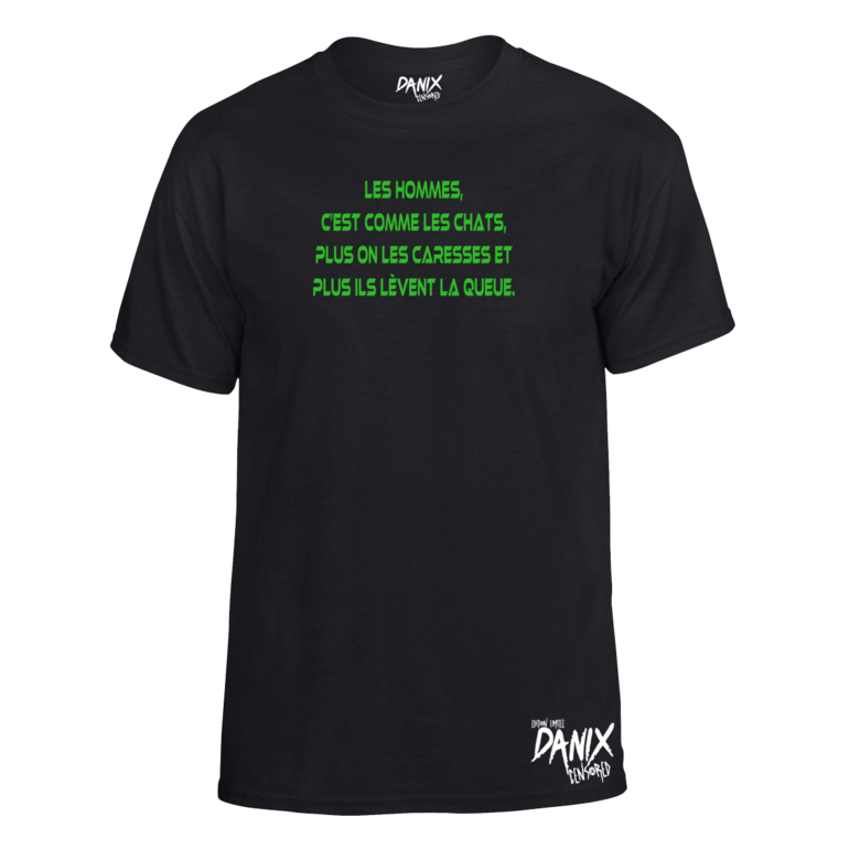 Tshirt Les hommes, c'est comme les chats ...